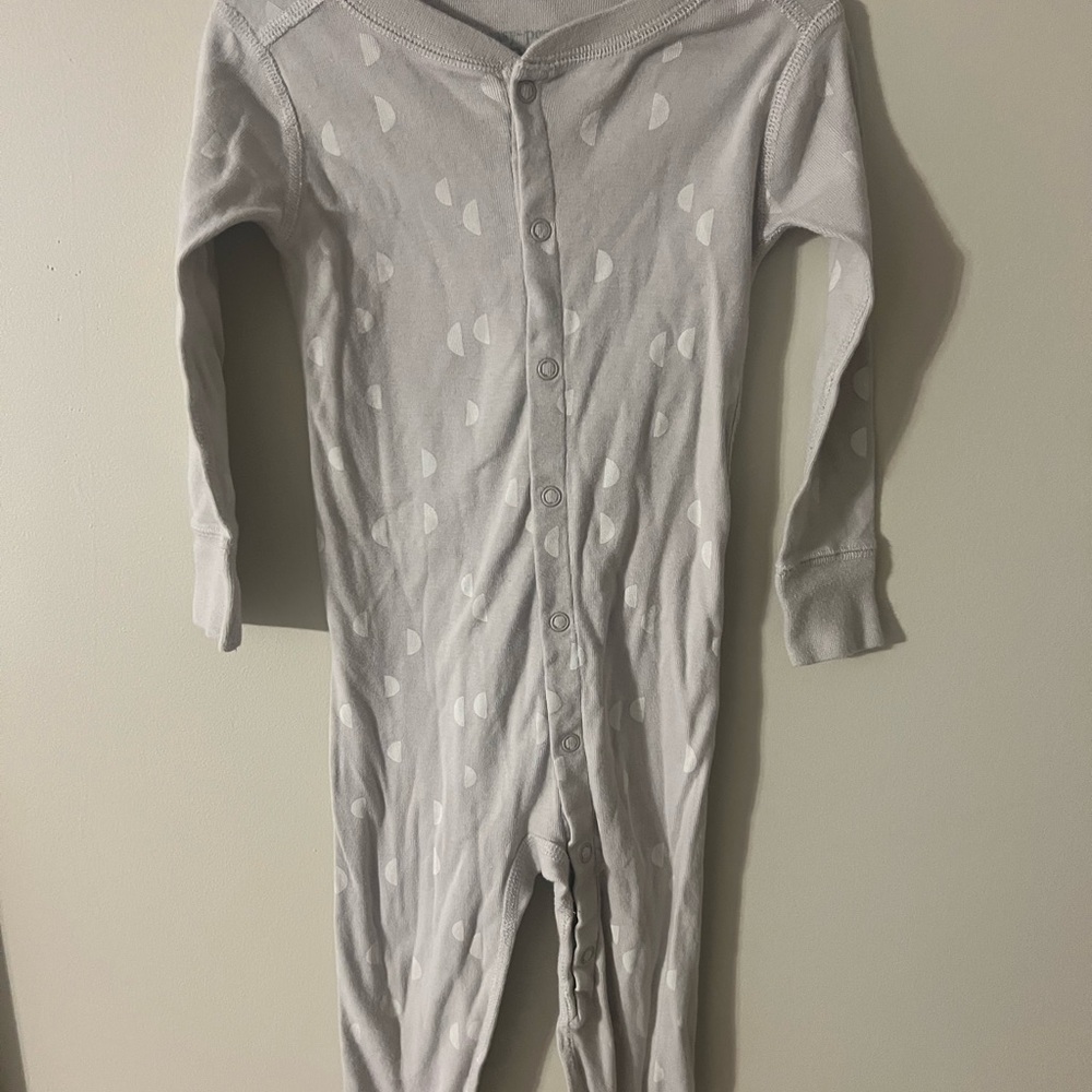 Cozy Light Gray Kids Pajama Set